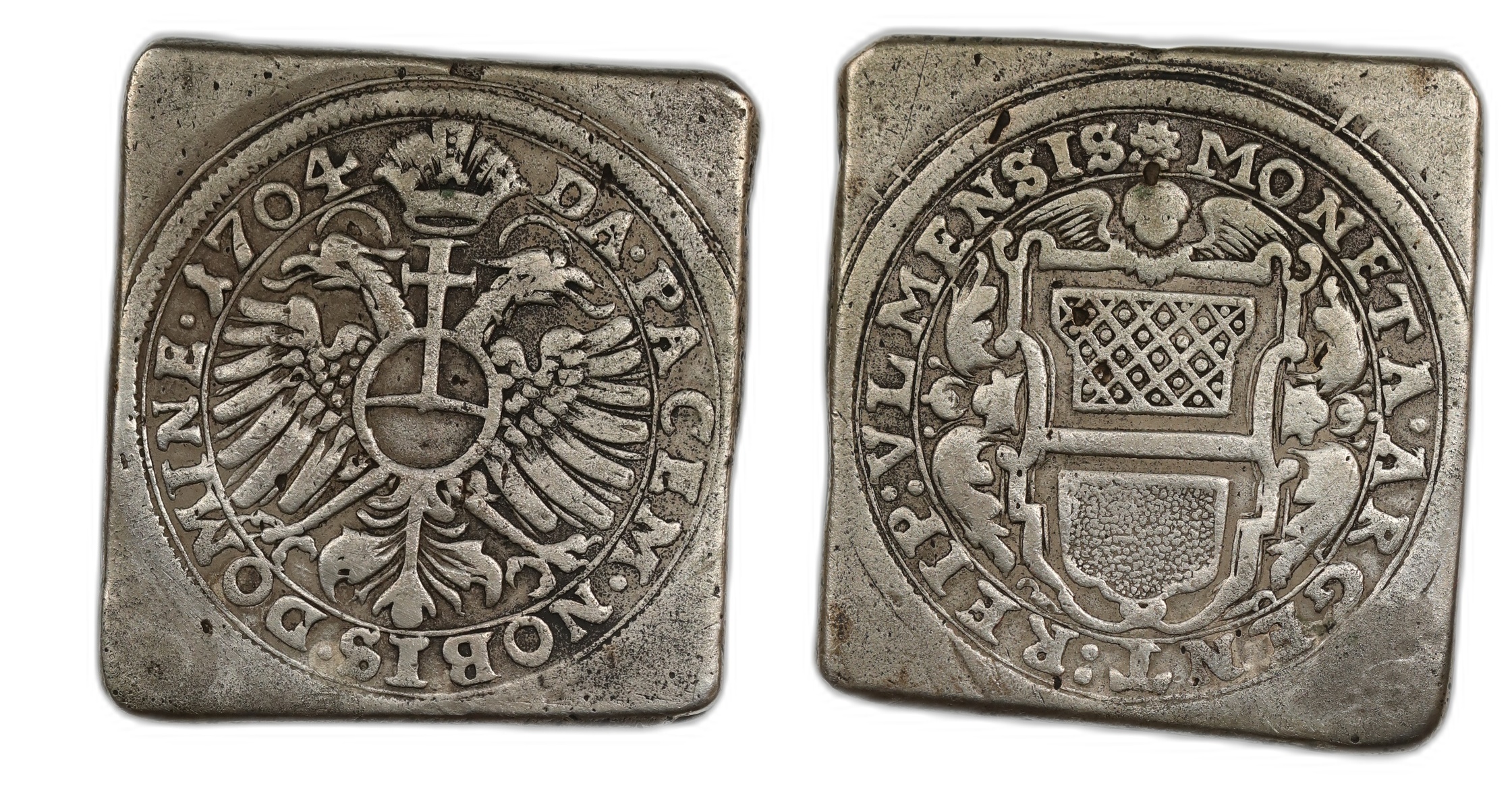 Germany - Ulm Gulden Klippe 1704 Kv: VF