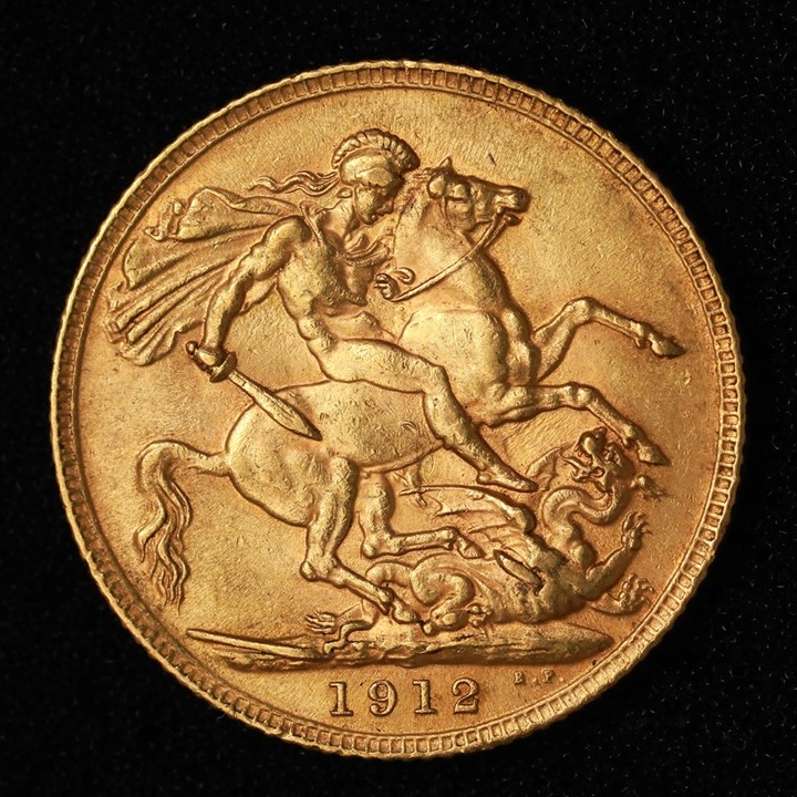 England Sovereign 1912 Kv 1+/01