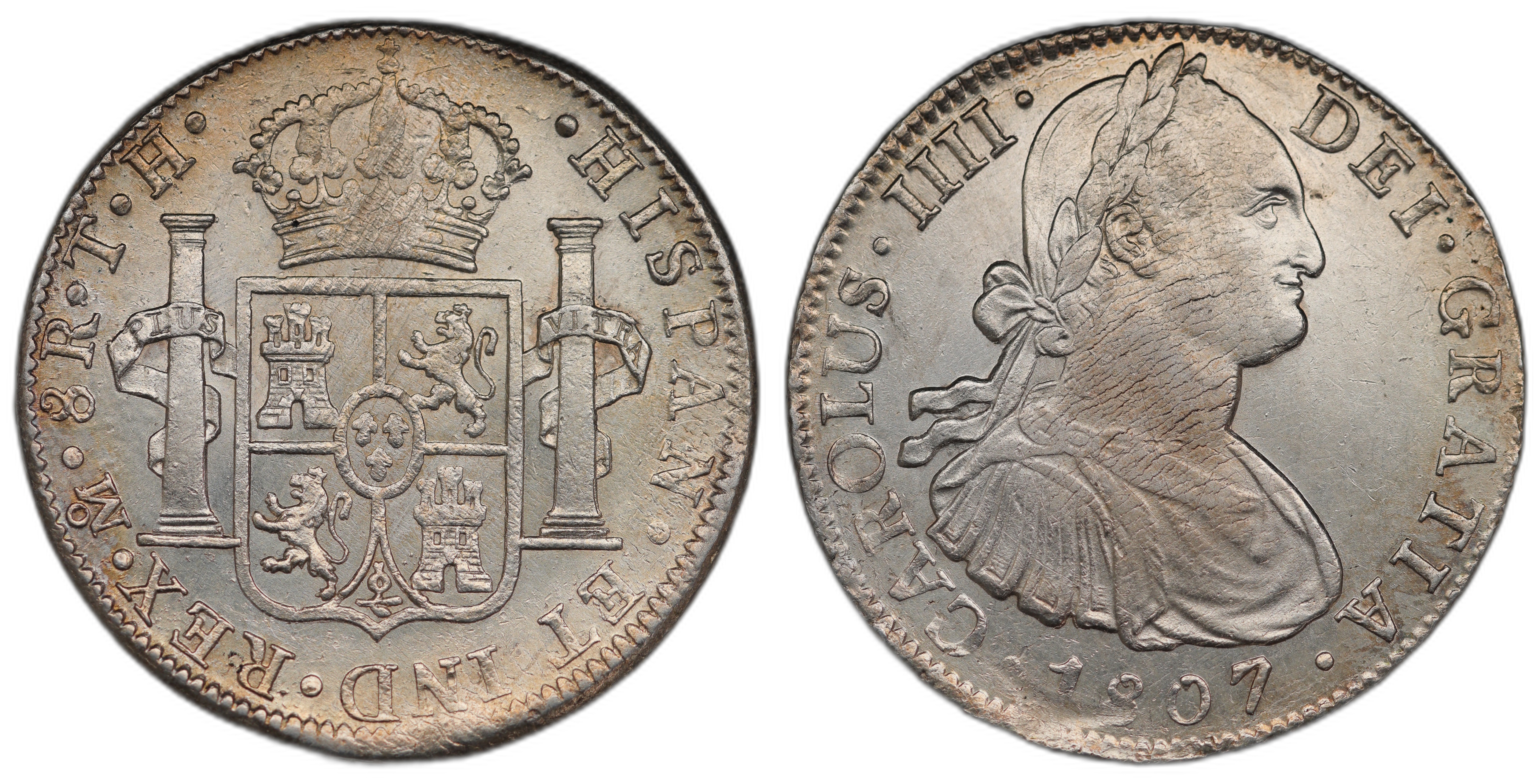 Mexico 8 Reales 1807-Mo TH Kv: UNC