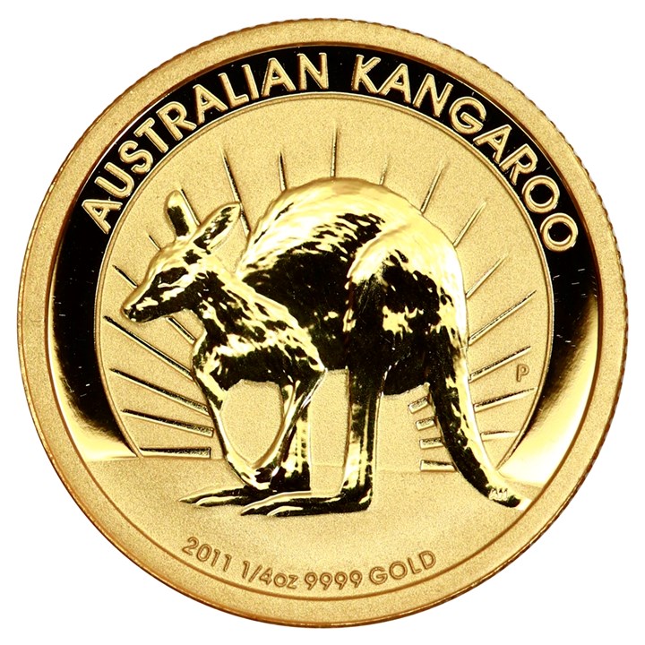 Australia Kangaroo(Nugget) 1/4 Oz 9999 Gull
