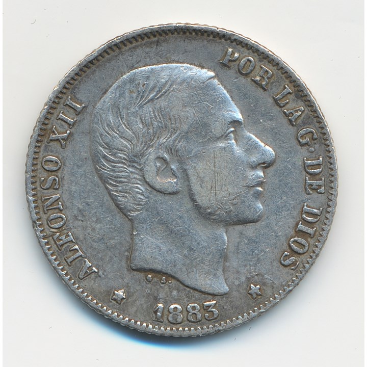 Filippinene 20 Cent 1883 XF