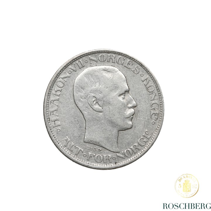 Norge 50 Øre 1913 Kv 1