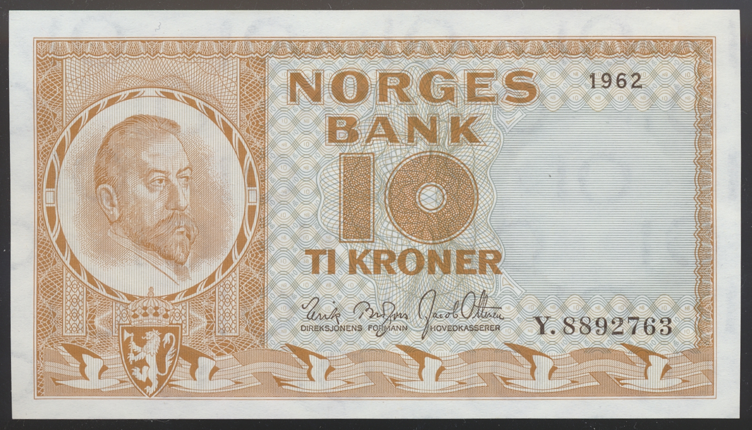 10 Kroner 1962 Y Kv 0