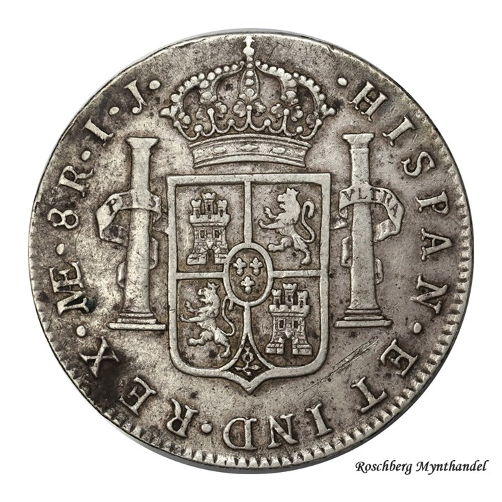Peru 8 Reales 1795 Me Kv 1+