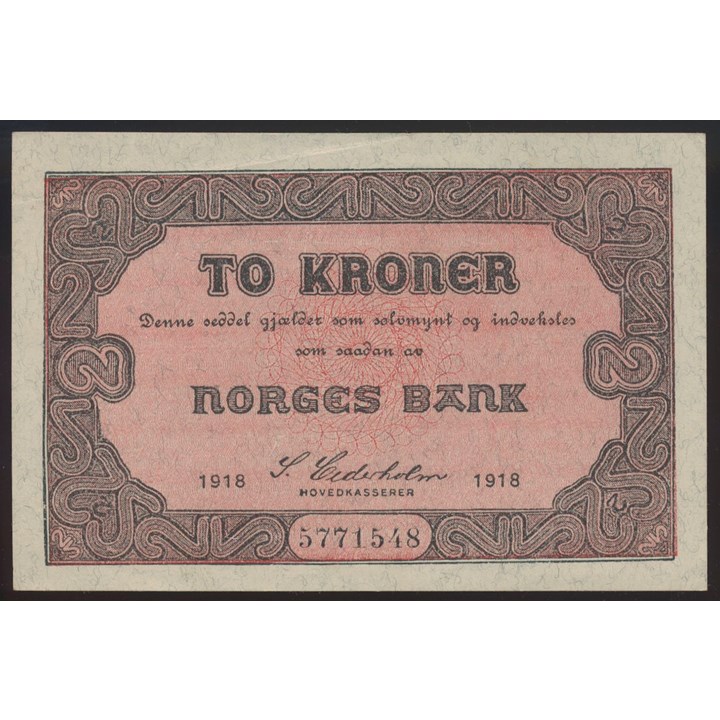2 Kroner 1918 Kv 01