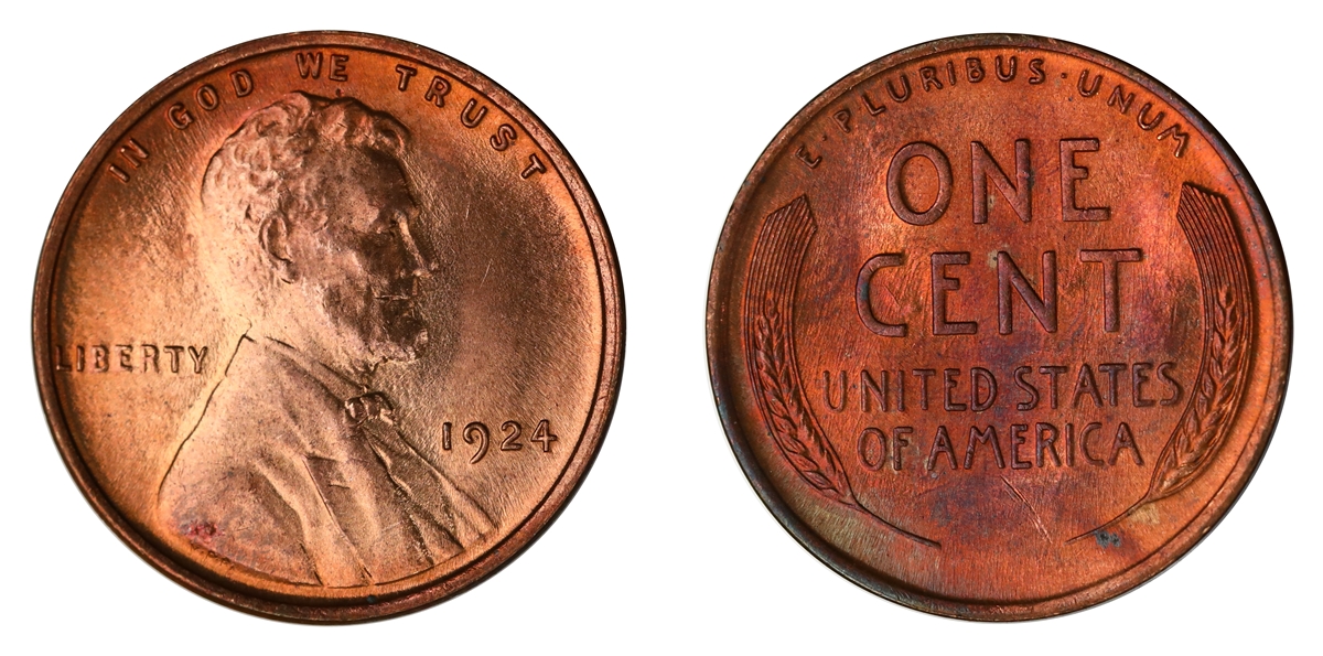 USA Cent 1924 Kv UNC