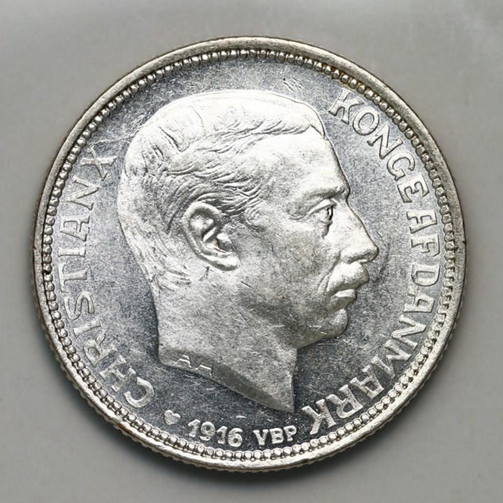 Danmark 2 Kroner 1916 Kv 0/01 (1)