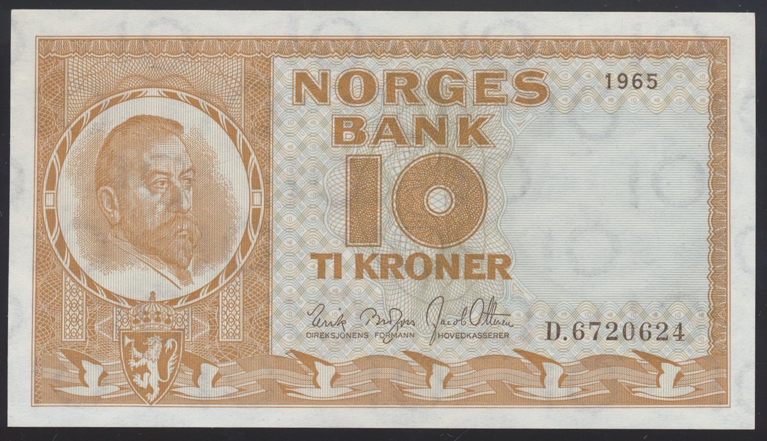 10 Kroner 1965 D Kv 0