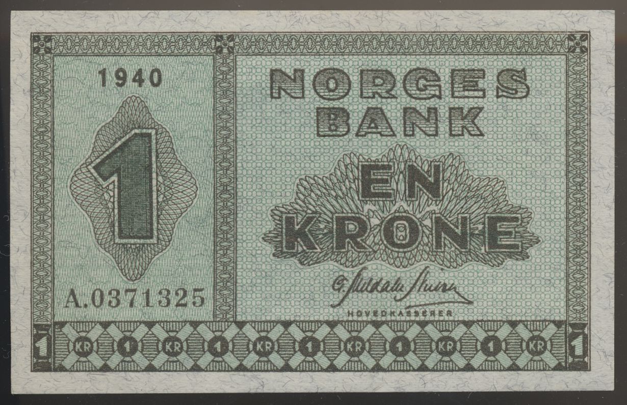 1 Krone 1940 A Kv 0/01