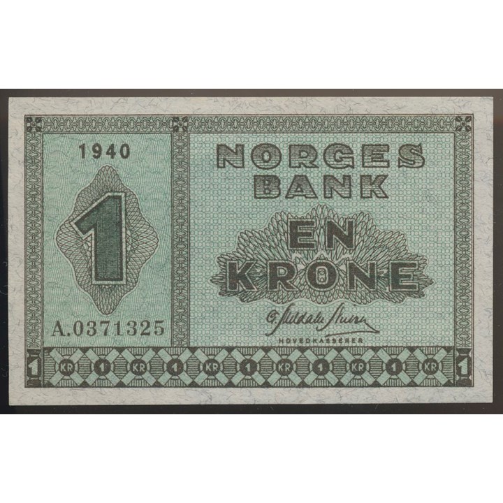 1 Krone 1940 A Kv 0/01