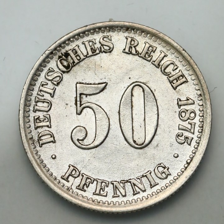Tyskland 50 Pfennig 1875 C Kv 01