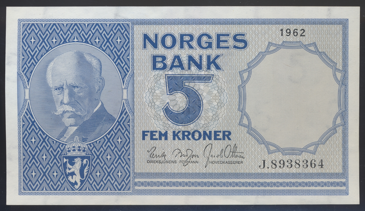 5 Kroner 1962 J Kv 0