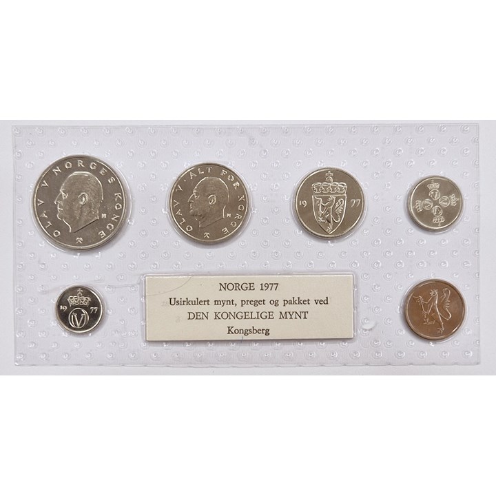 Myntsett 1977 Mykplast