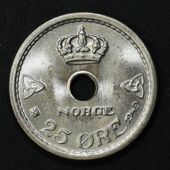 25 Øre 1949 Kv 0