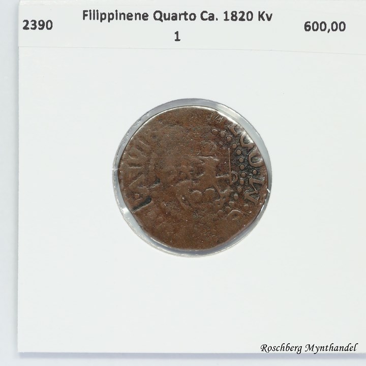 Filippinene Quarto Ca. 1820 Kv 1