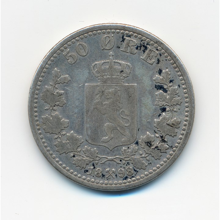 50 Øre 1898 Kv 1-