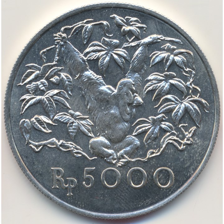 Indonesia 5000 Rupiah 1974 Kv 0