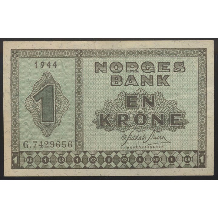 1 Krone 1944 G Kv 1/1+