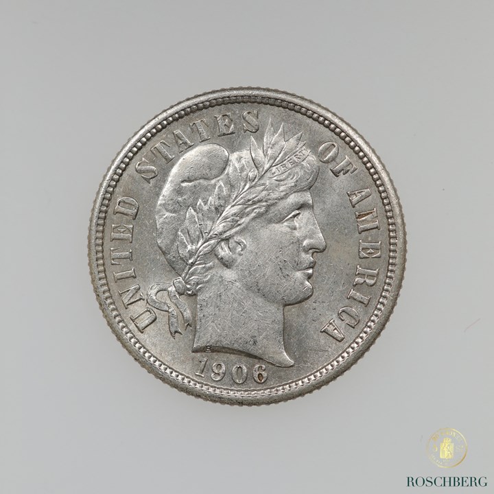 USA Dime 1906-S AU