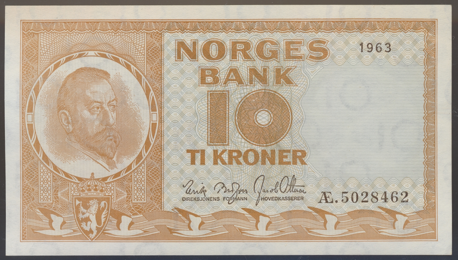 10 Kroner 1963 Æ Kv 0