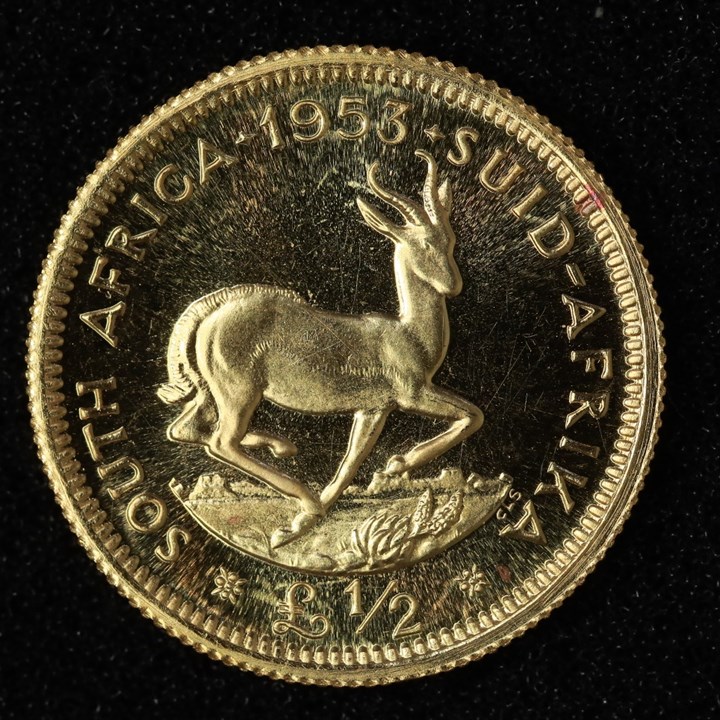 Sør-Afrika 1/2 Pound 1953 Proof