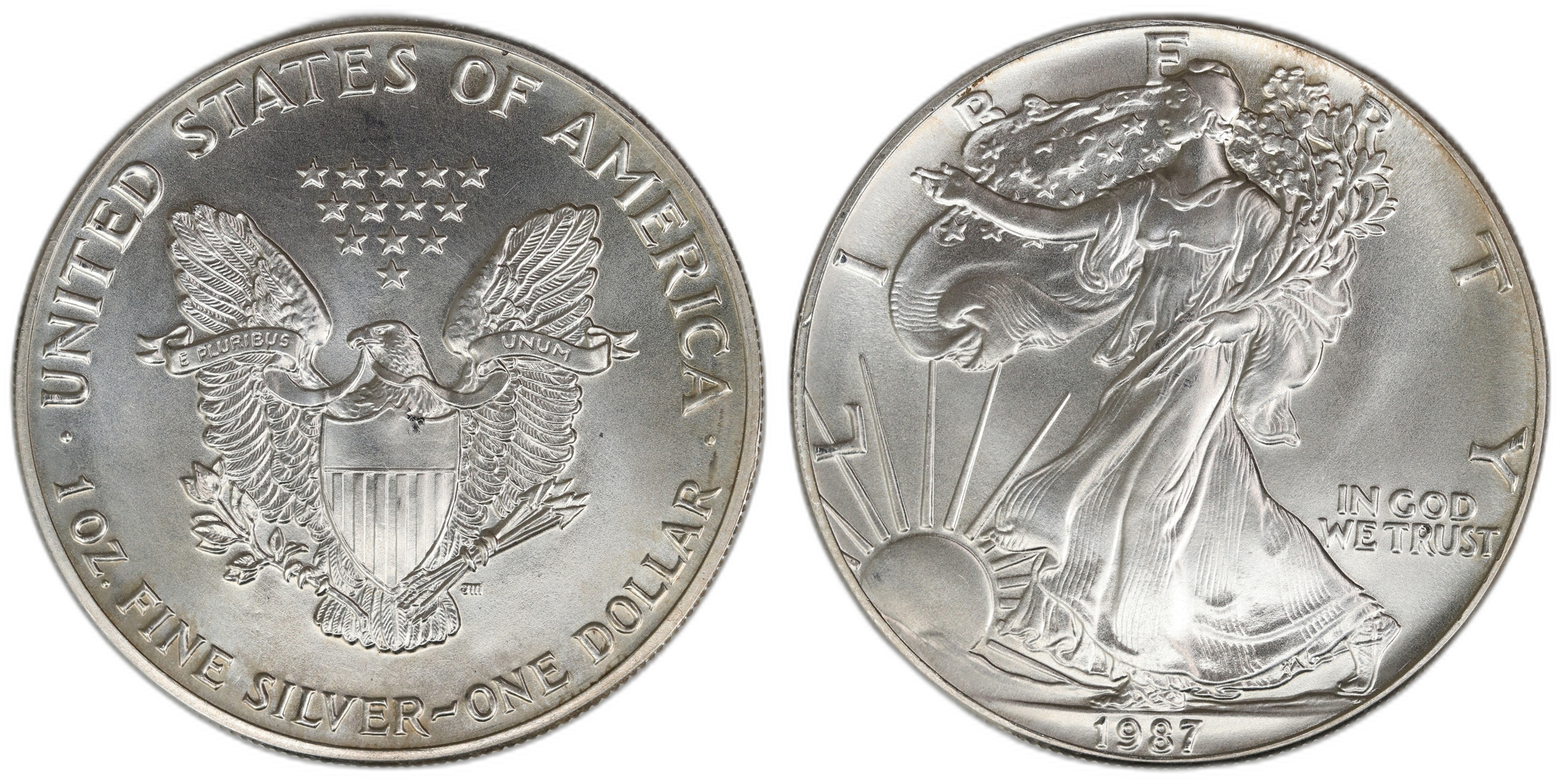 USA Silver Eagle 1987  Kv: UNC