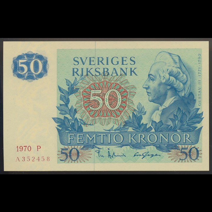 Sverige 50 Kronor 1970 Kv 0