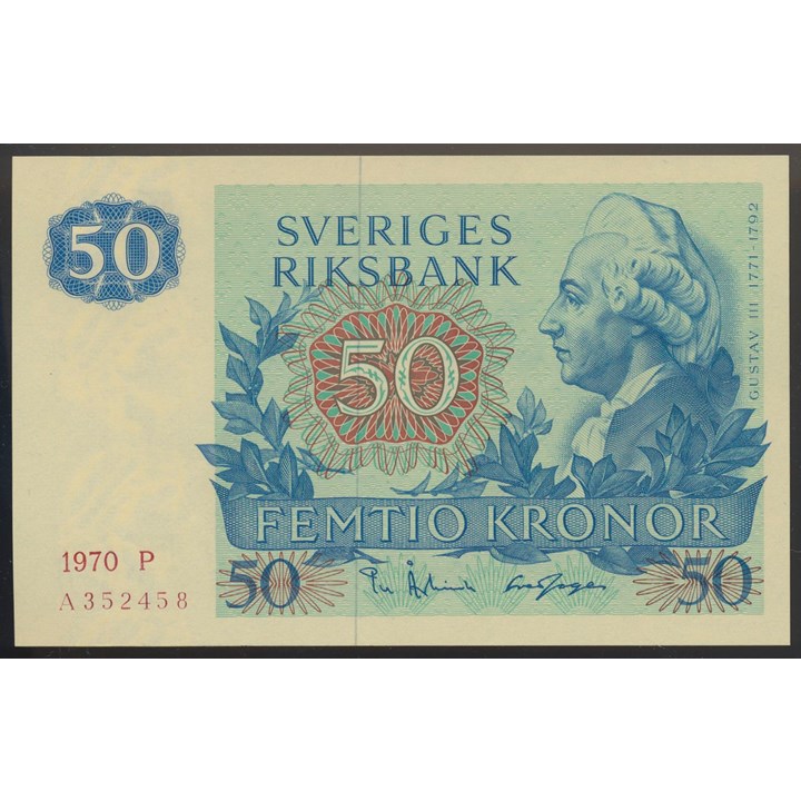 Sverige 50 Kronor 1970 Kv 0