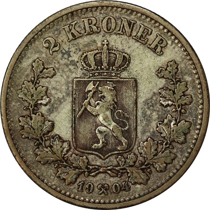 2 Kroner 1904 Kv 1