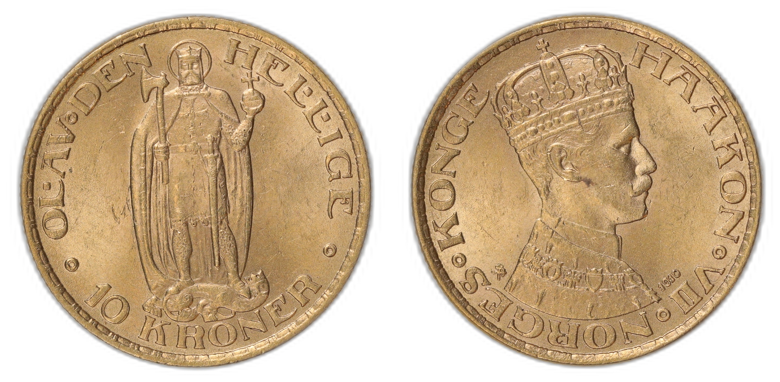 Norge 10 Kroner 1910 Kv: 0/01