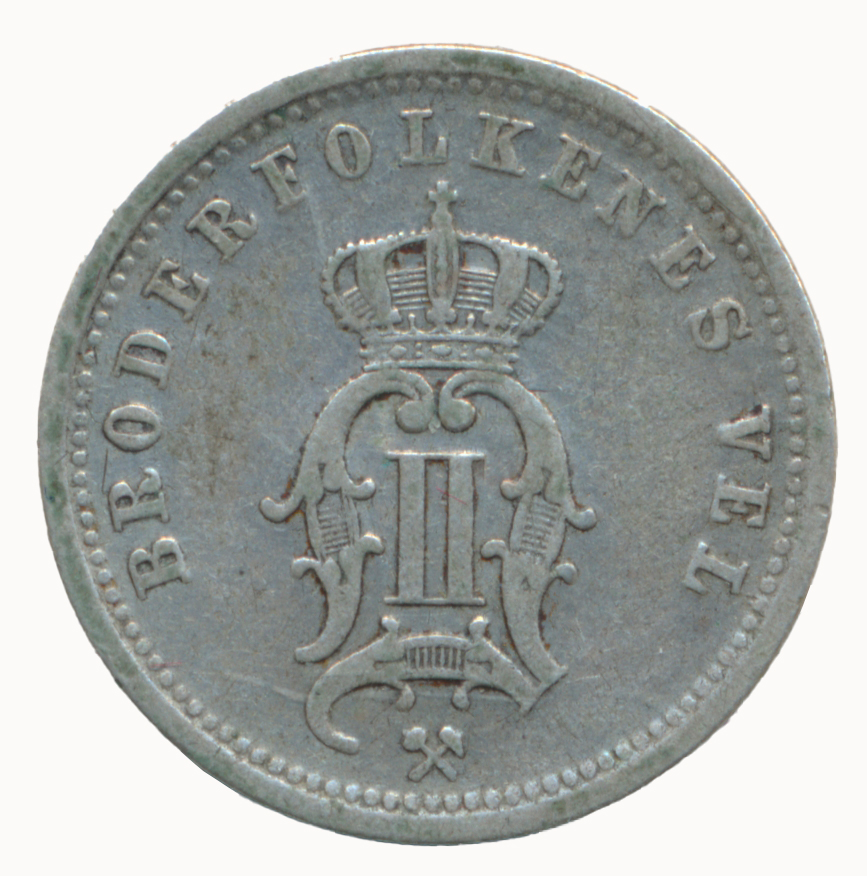 25 Øre 1876 kv 1