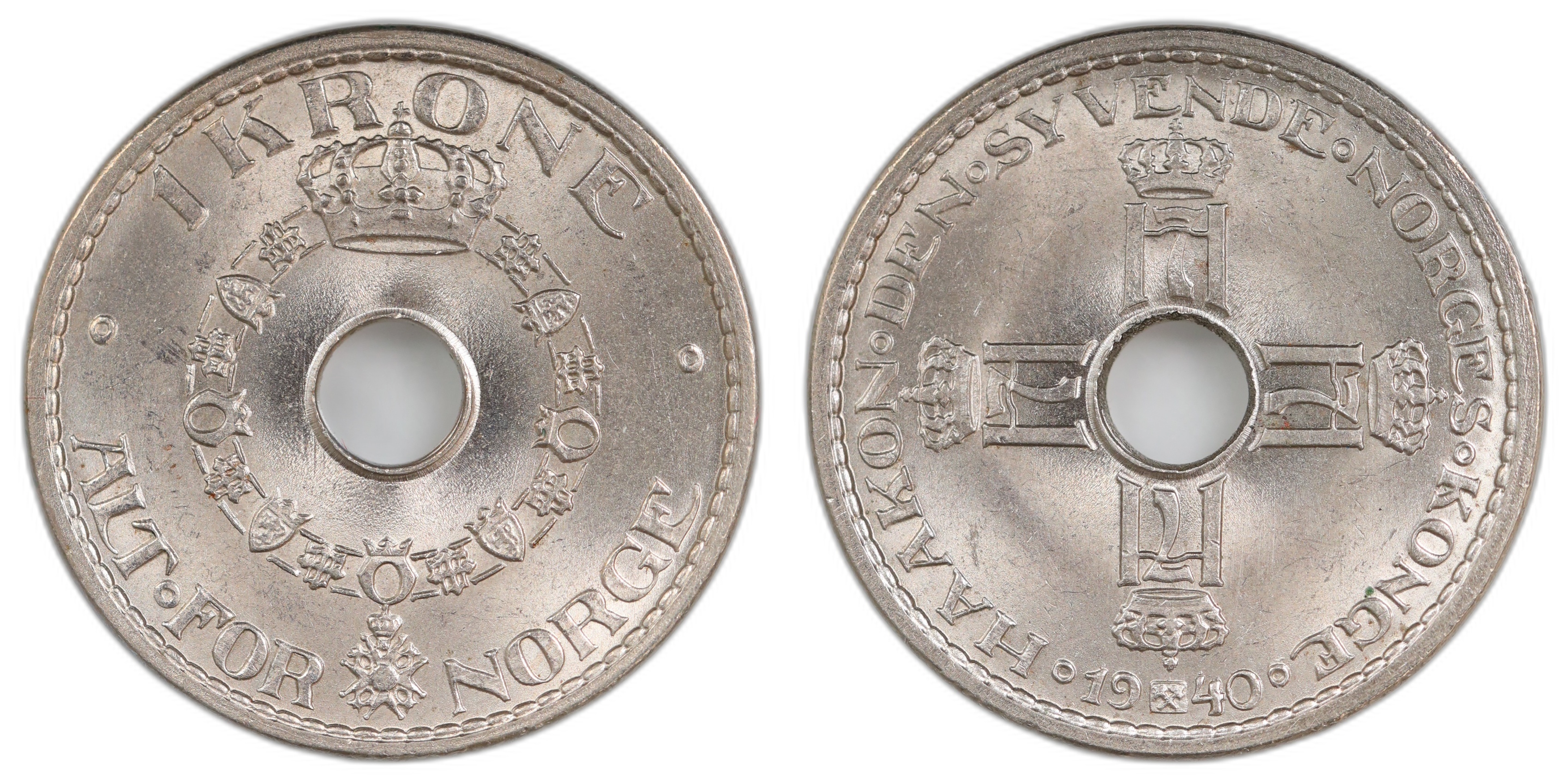 Norge 1 Krone 1940 Kv: 0