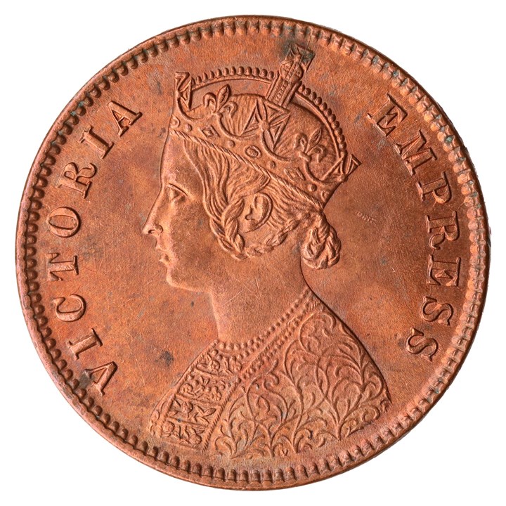 India British 1/4 Anna 1894 UNC