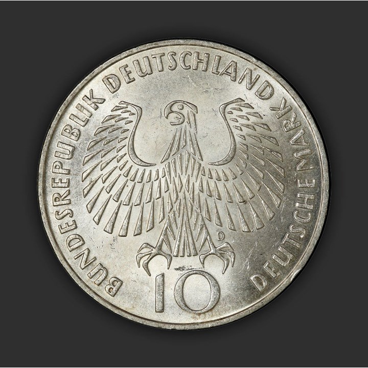 Tyskland 10 Mark Sølv Tilfeldig Type 10 stk