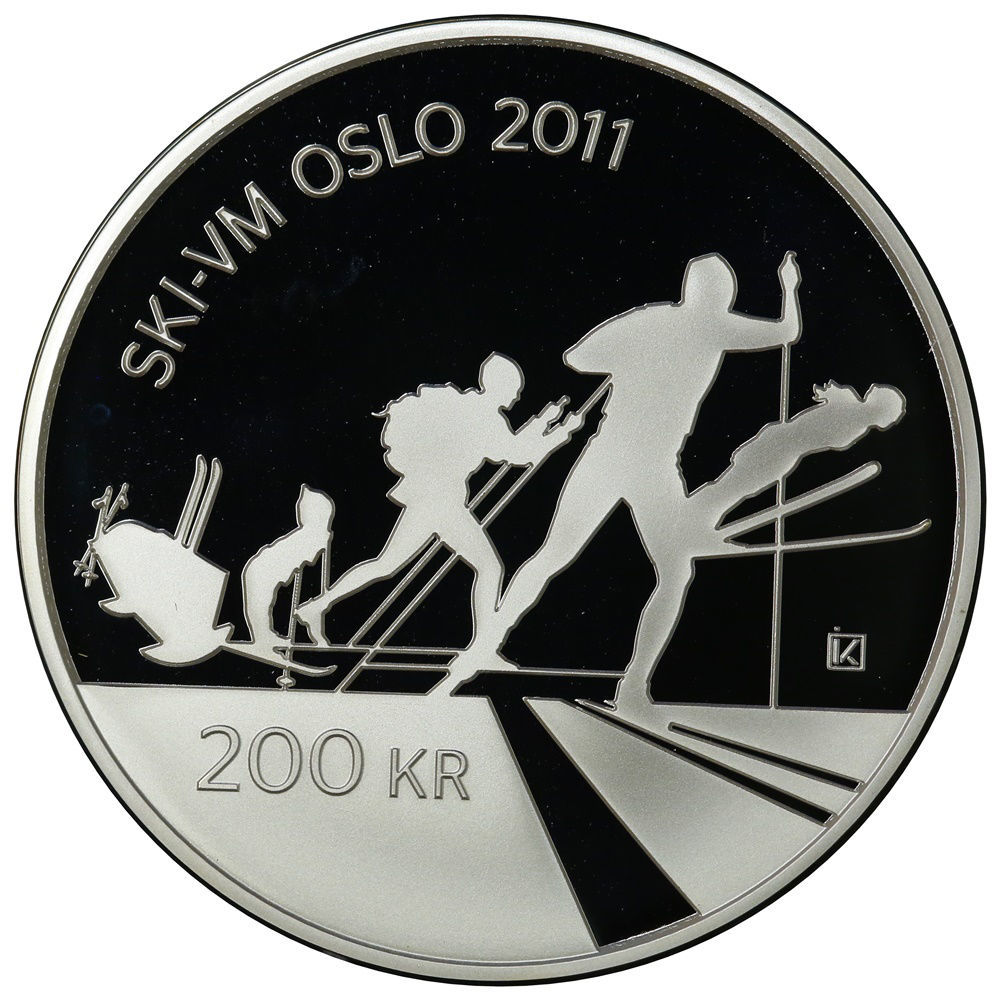 200 Kroner 2011 Ski VM Proof