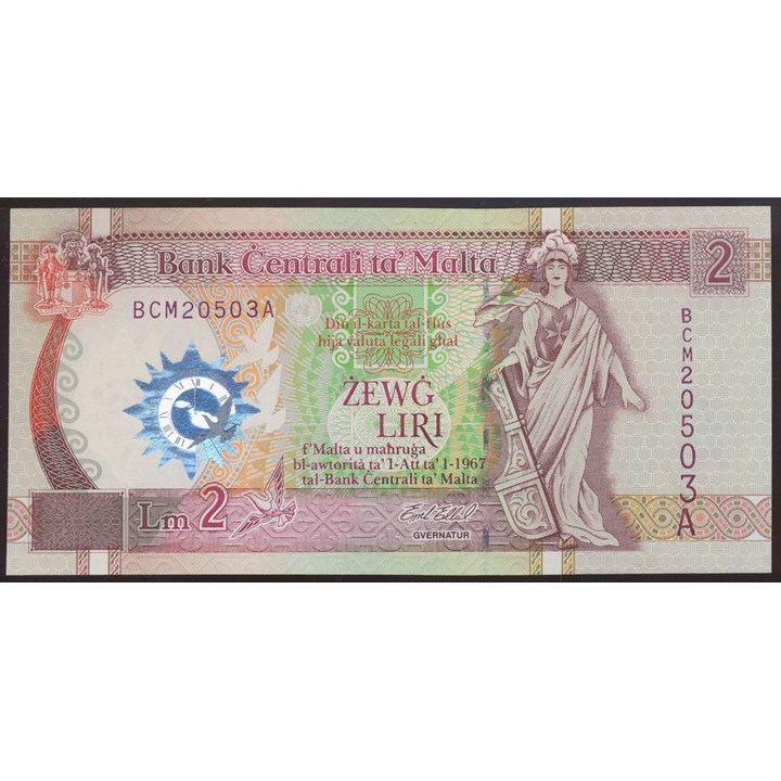 Malta 2 Liri 2000 Millennium Kv 0