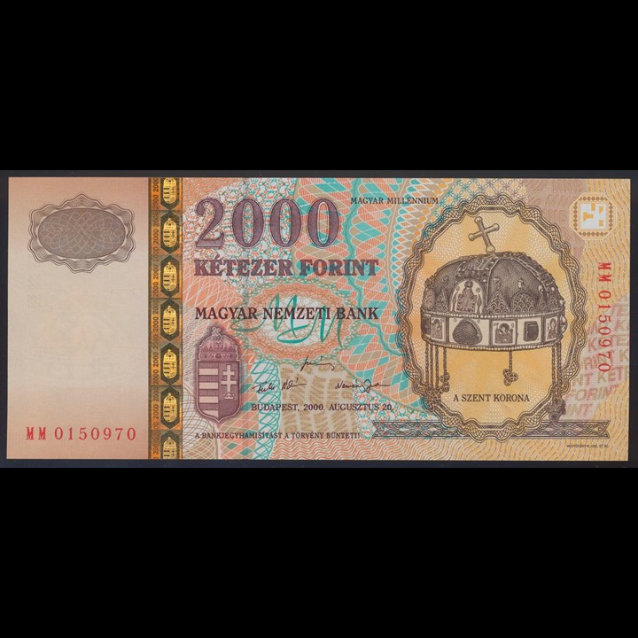 Ungarn 2000 Forint 2000 Millennium Kv 0
