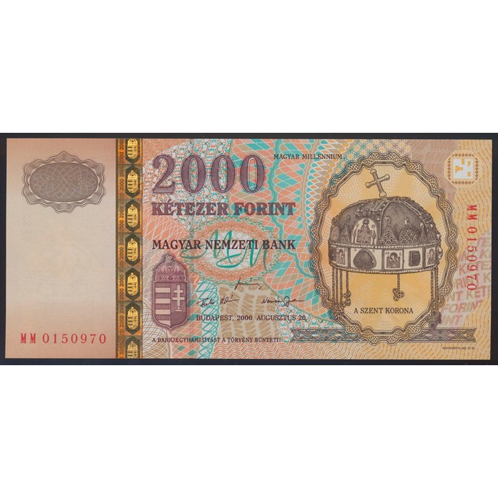 Ungarn 2000 Forint 2000 Millennium Kv 0