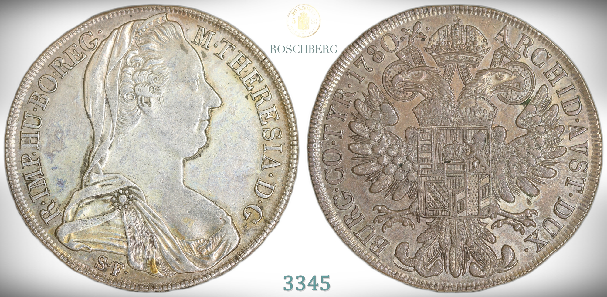 Austria Thaler 1780 Restrike Ca 1820, Milan Kv: XF