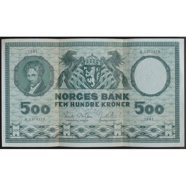 500 Kroner 1961 A Kv 1+