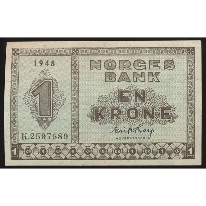 1 Krone 1948 K Kv g01