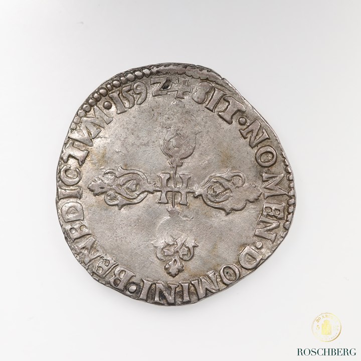 France Demi-Franc 1592-K Kv VF