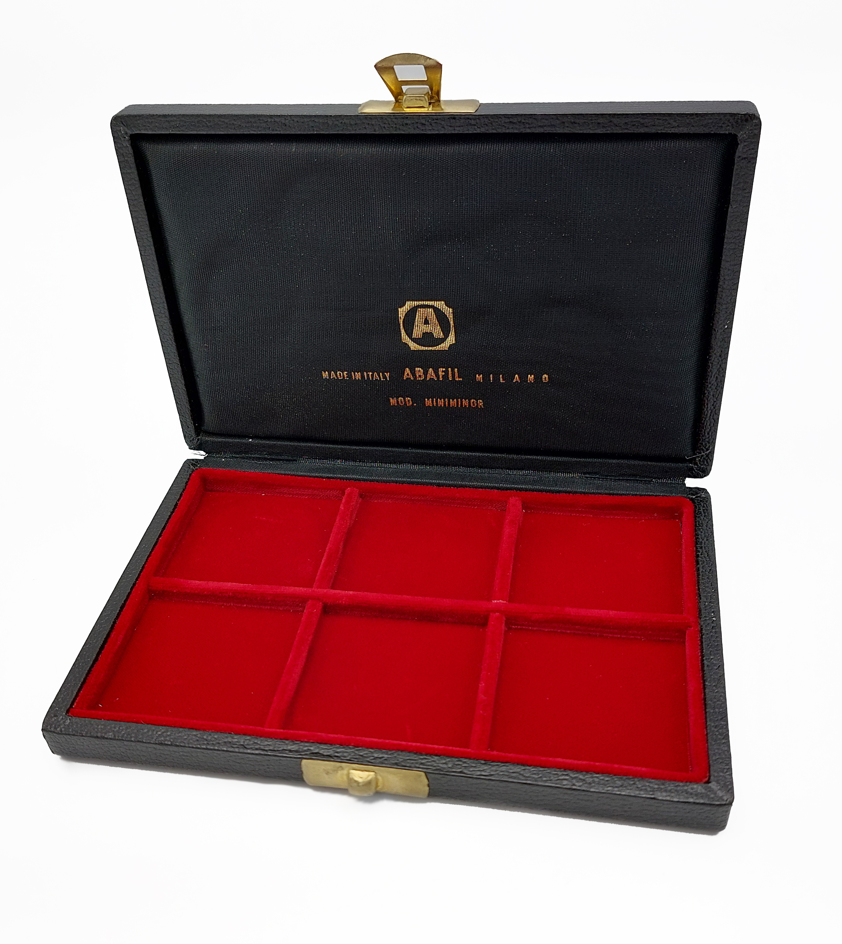 Minimonor 6 spaces black cocco red velvet (Abafil)