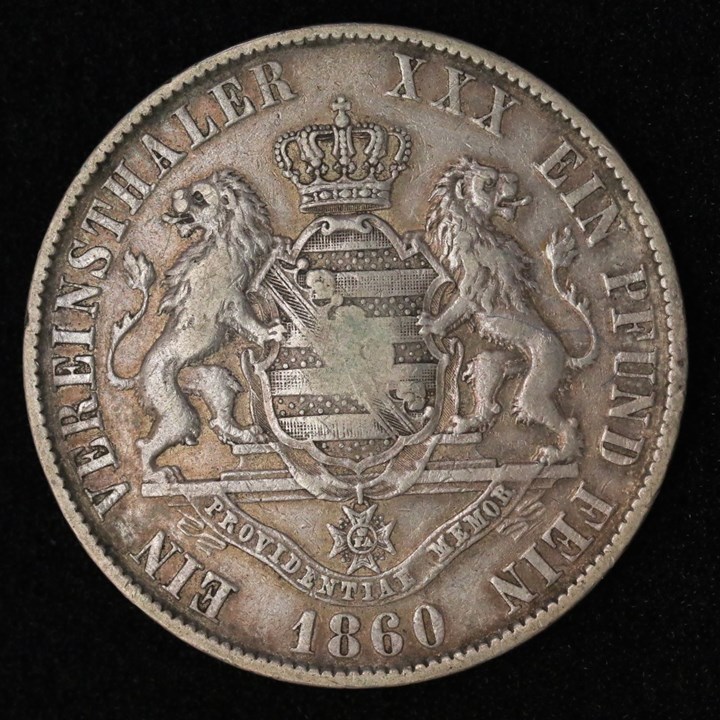 Tyskland Thaler 1860 B Kv 1+