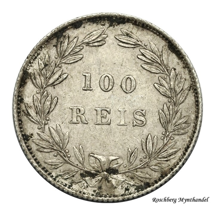 Portugal 100 Reis 1889 Kv 1+