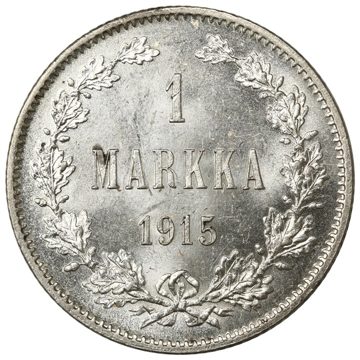 Finland 1 Markka 1915 Kv 0/01