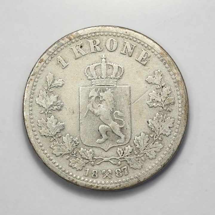 1 Krone 1887 Kv 1/1-