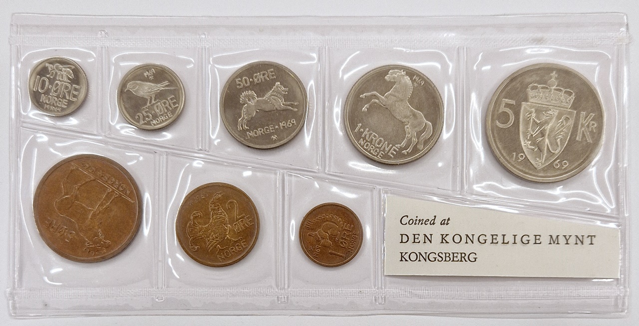 Myntsett 1969 Mykplast