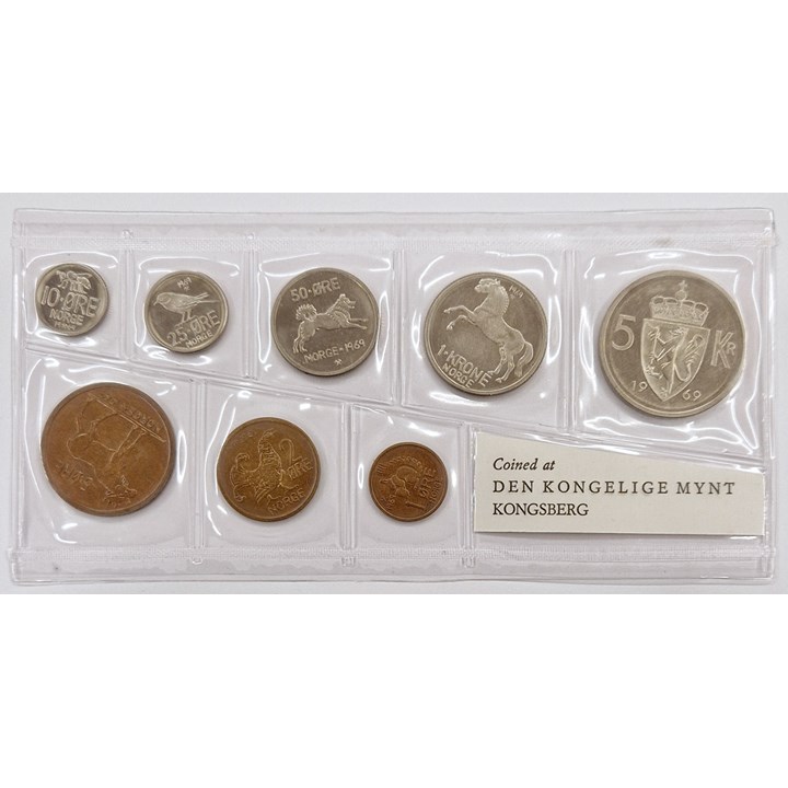 Myntsett 1969 Mykplast