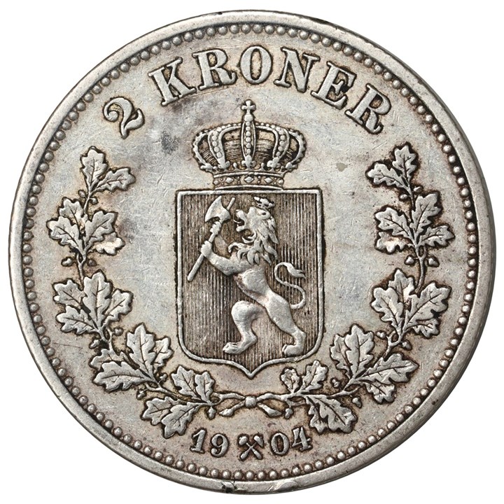 2 Krone 1904 Kv 1+